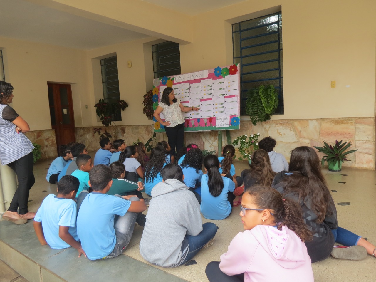 Importância da realização das avaliações externas é explicada na Escola Estadual Nossa Senhora Auxiliadora. Foto: Divulgação/SEE Importância da realização das avaliações externas é explicada na Escola Estadual Nossa Senhora Auxiliadora. Foto: Divulgação/SEE
